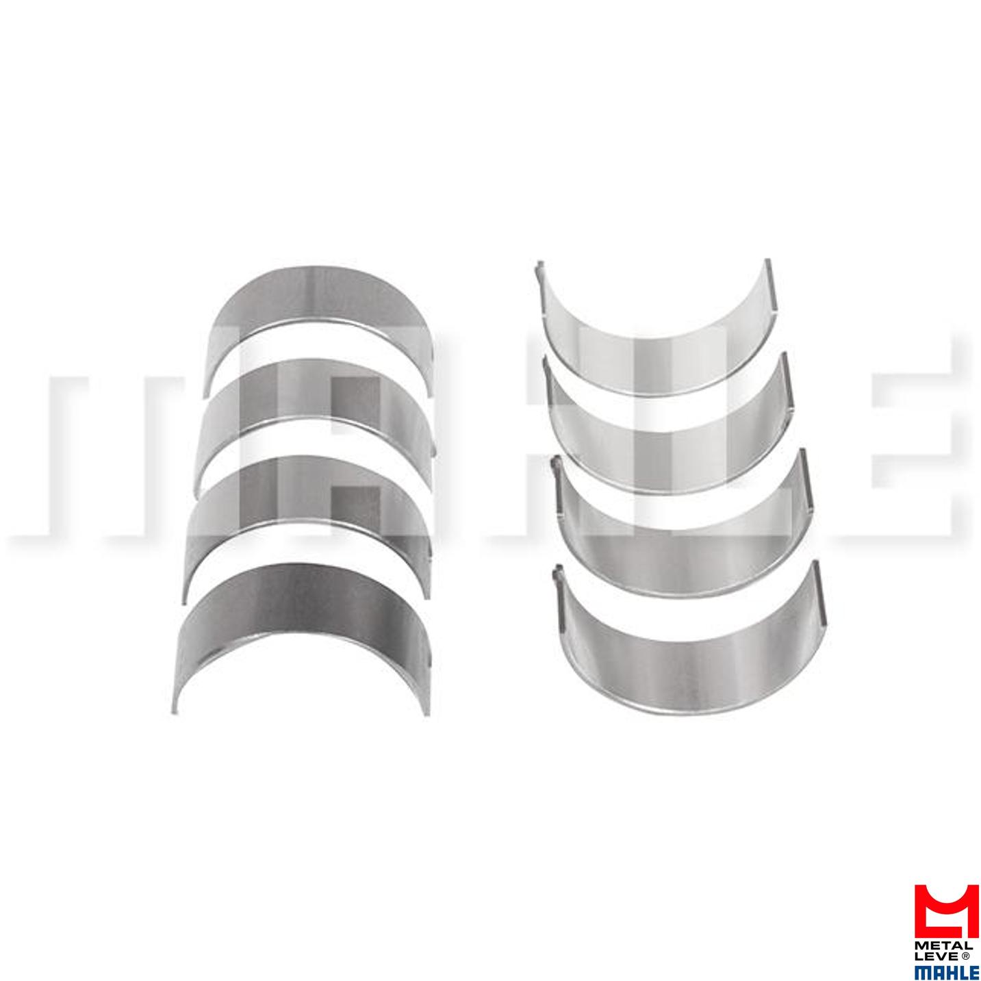 Jogo de Bronzina de Biela 0,75 - Mahle Metal Leve - BB-721-J 0,75