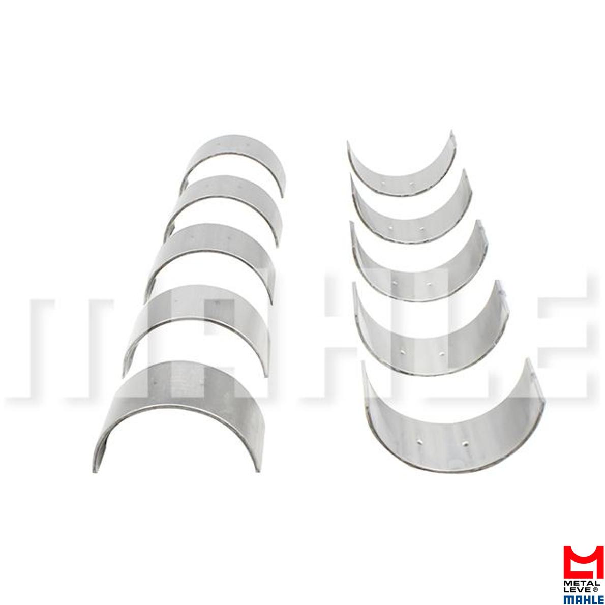 Jogo de Bronzina de Biela 0,75 - Mahle Metal Leve - BB-166-J 0,75