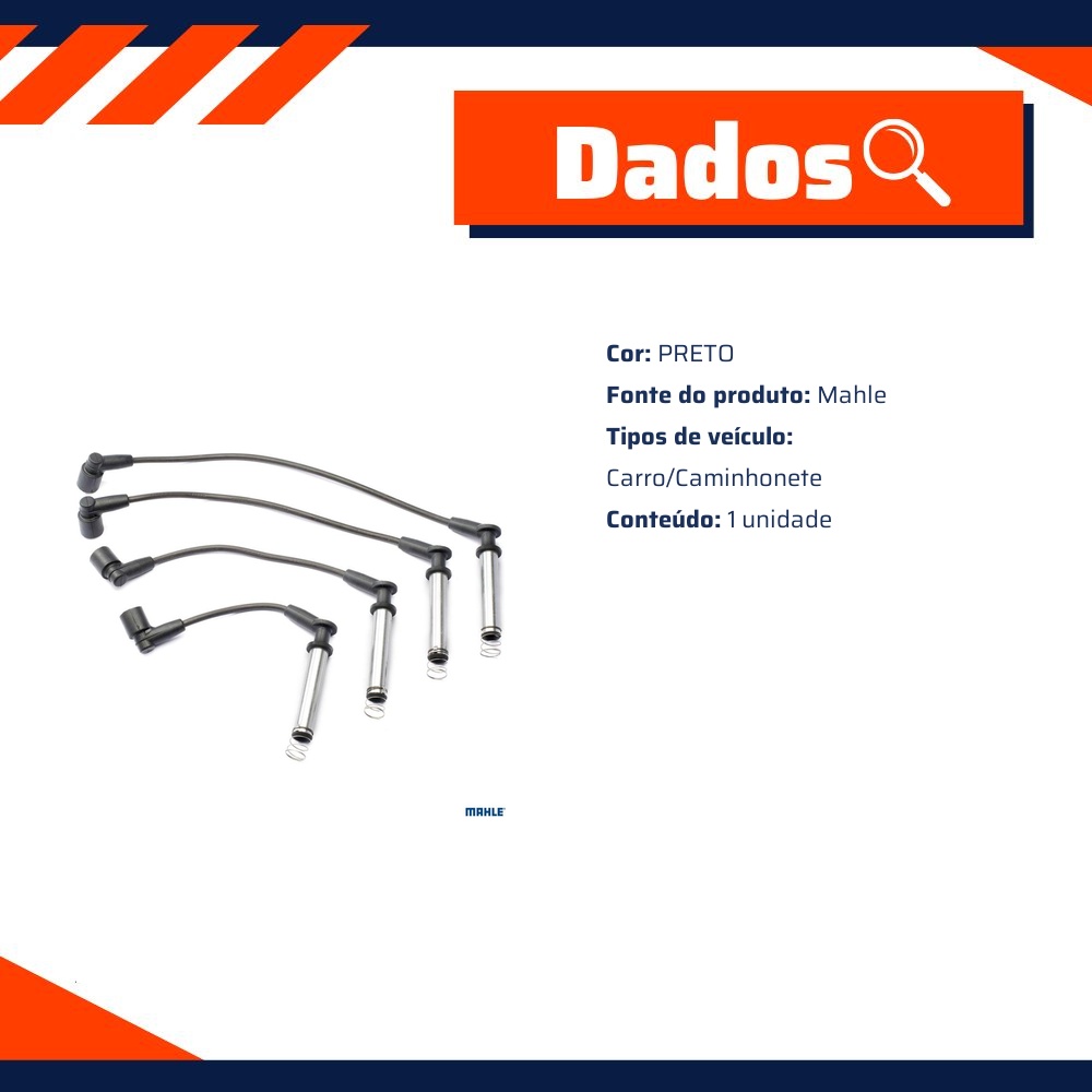 Jogo Cabo de Vela - Mahle - CV0250002