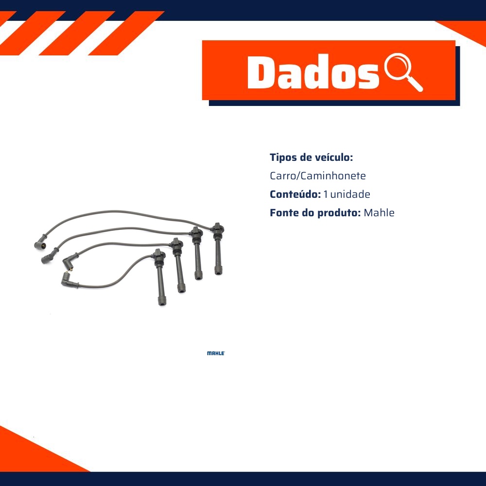 Jogo Cabo de Vela - Mahle - CV0250027