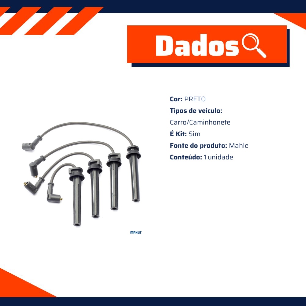 Jogo Cabo de Vela - Mahle - CV0250080