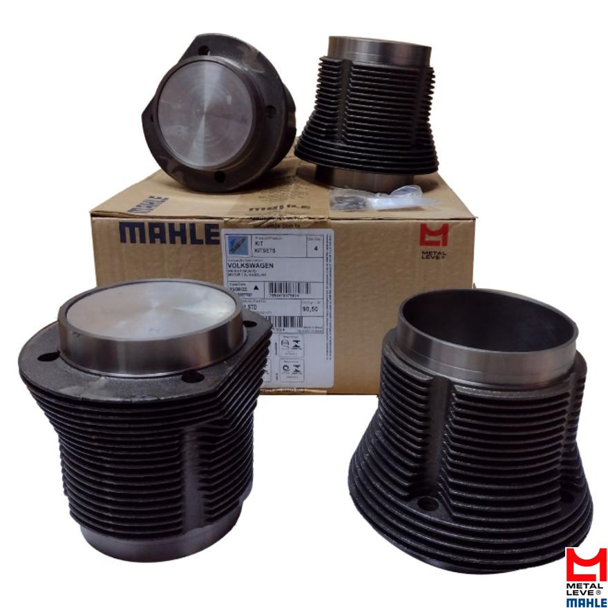 4 Kit Para Motor Std - Mahle Metal Leve - K9001 STD