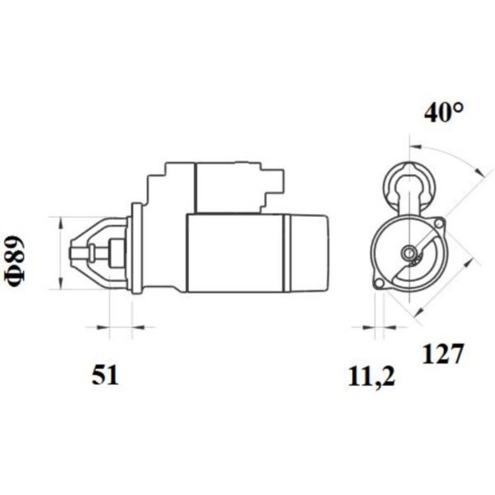 Motor de Partida - Mahle Metal Leve - MS 894