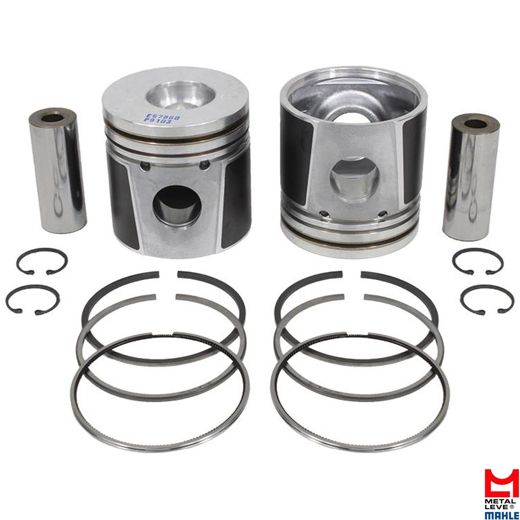 Par de Pistão Com Anéis Std - Mahle Metal Leve - P&A9103 STD