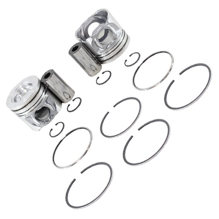 Jogo com 2 Pistões com Anéis STD para Troller T4 - Mahle Metal Leve - P&A9729 STD