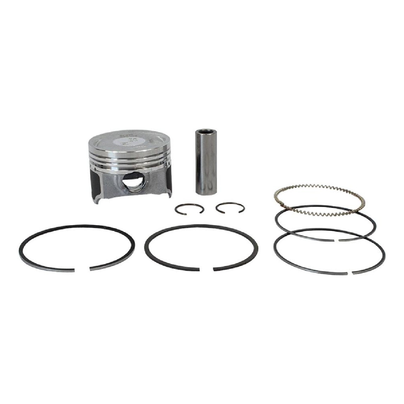 Pistão com Anéis 0,25 para Suzuki Burgman AN 125 - Mahle Metal Leve - P&A9818 0,25