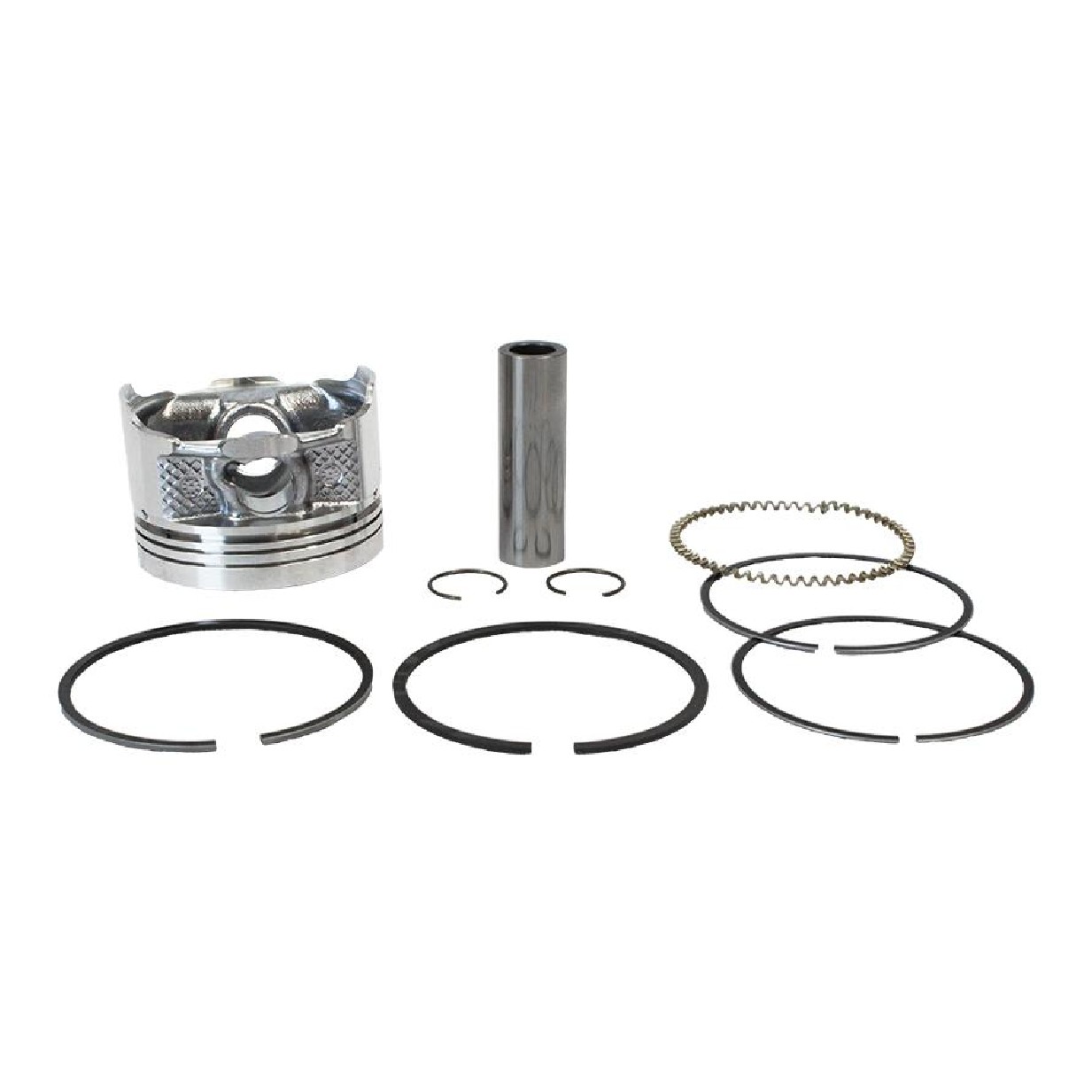 Pistão com Anéis 0,50 para Honda CG 125 e NXR 125 BROS - Mahle Metal Leve - P&A9170 0,50