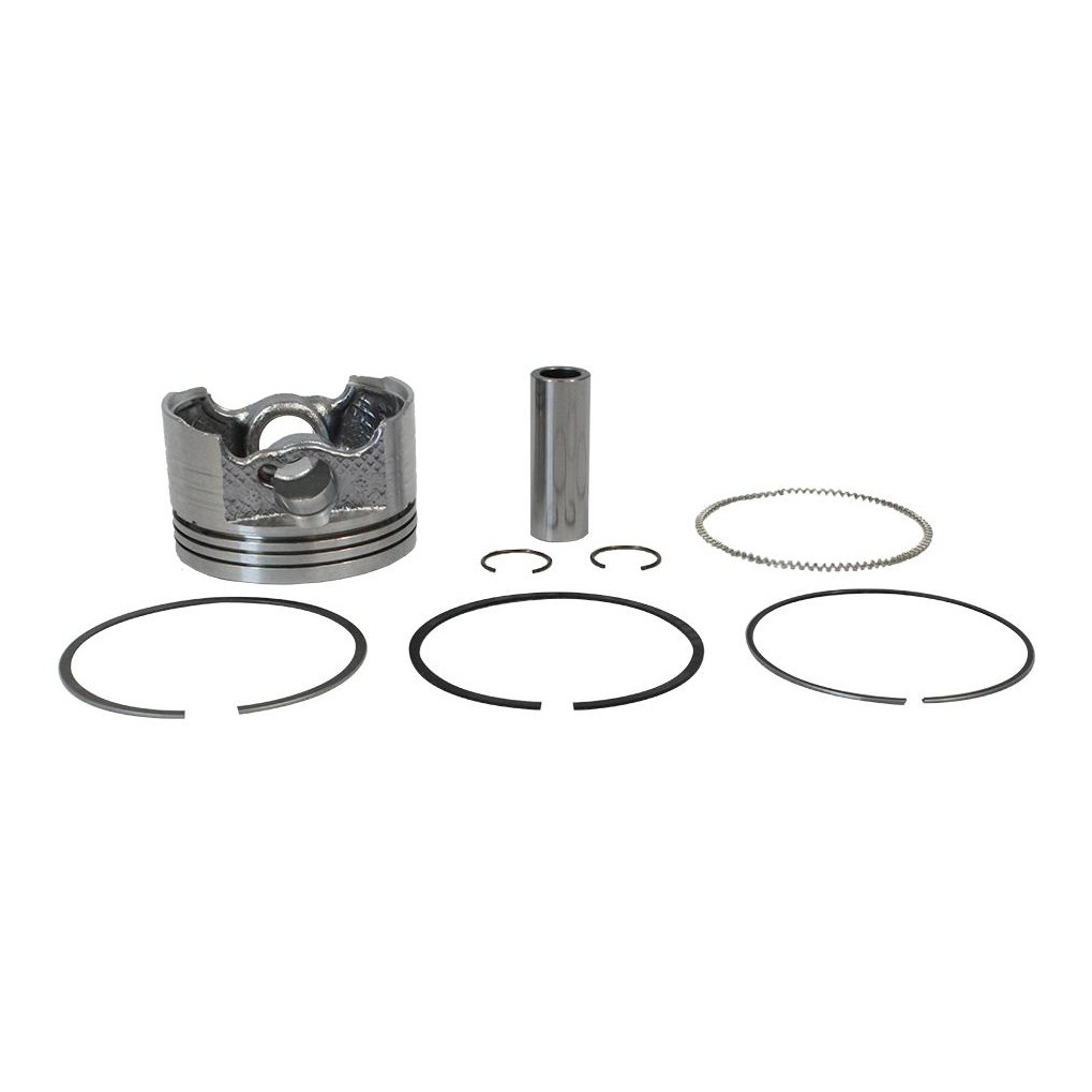 Pistão com Anéis 0,50 para Honda CG 150 e NXR 150 BROS - Mahle Metal Leve - P&A9171 0,50