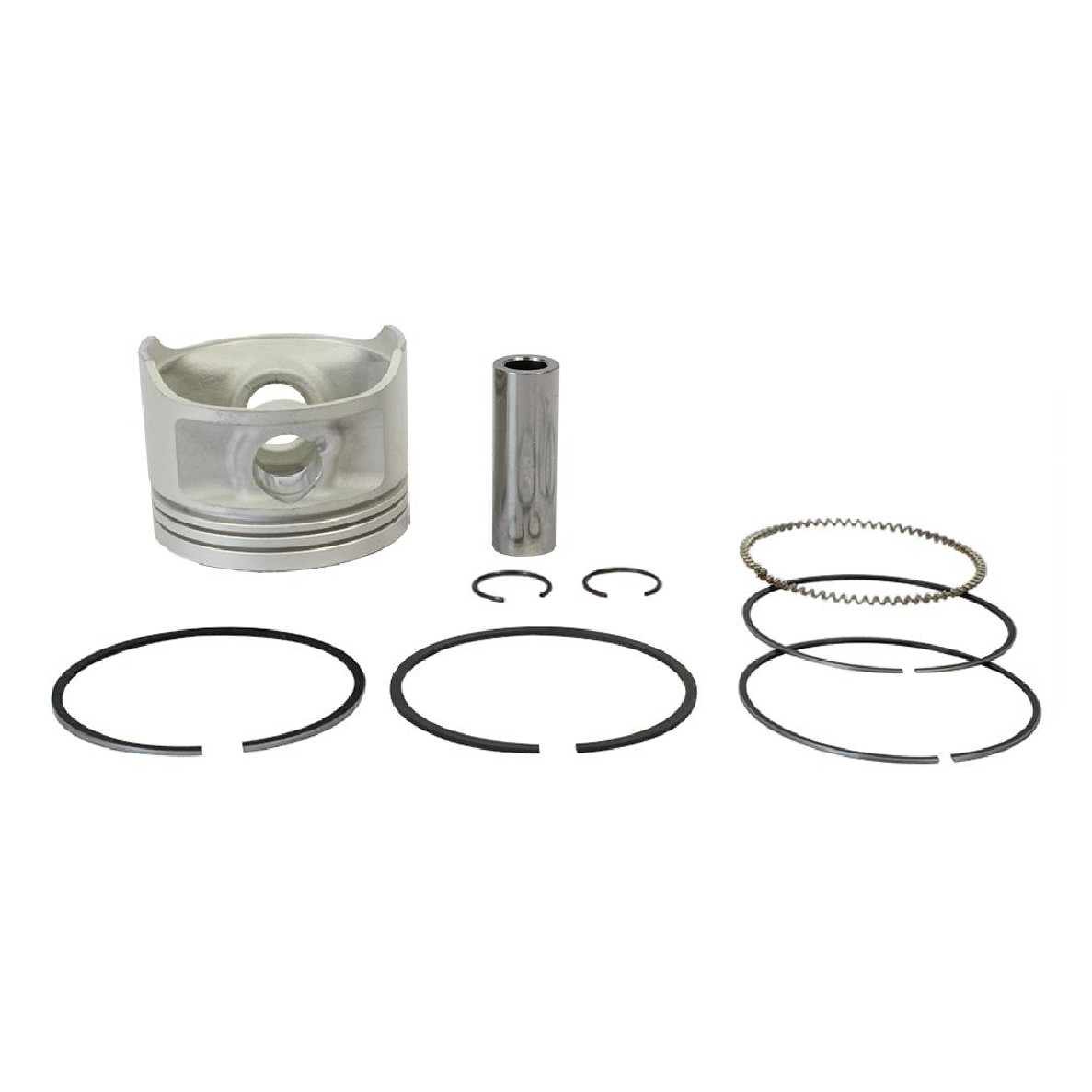 Pistão com Anéis 0,50 para Suzuki Intruder 125 e YES 125 - Mahle Metal Leve - P&A9823 0,50