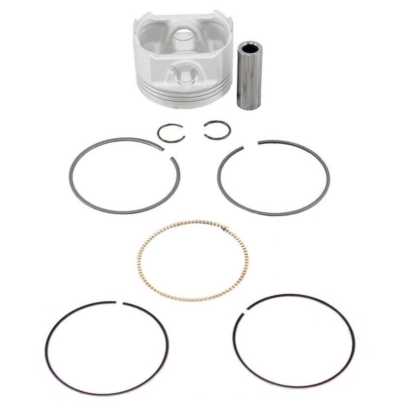 Pistão com Anéis 0,50 para Honda CG 160 e NXR 160 BROS - Mahle Metal Leve - P&A9825 0,50