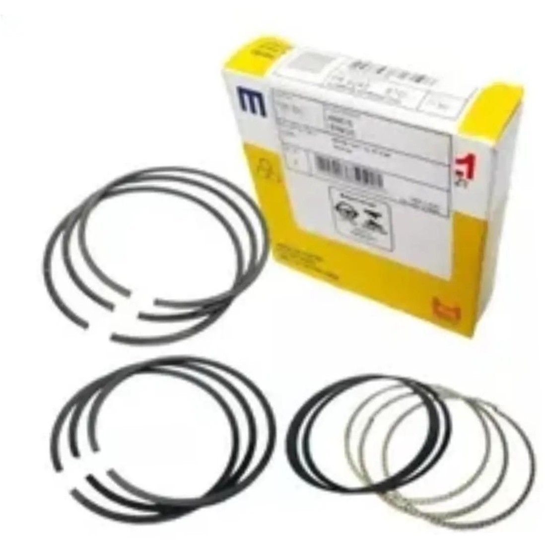Jogo com 3 Pistões com Anéis 0,50 para Ford Ka e Ka Sedan - Mahle Metal Leve - P&A9872 0,50