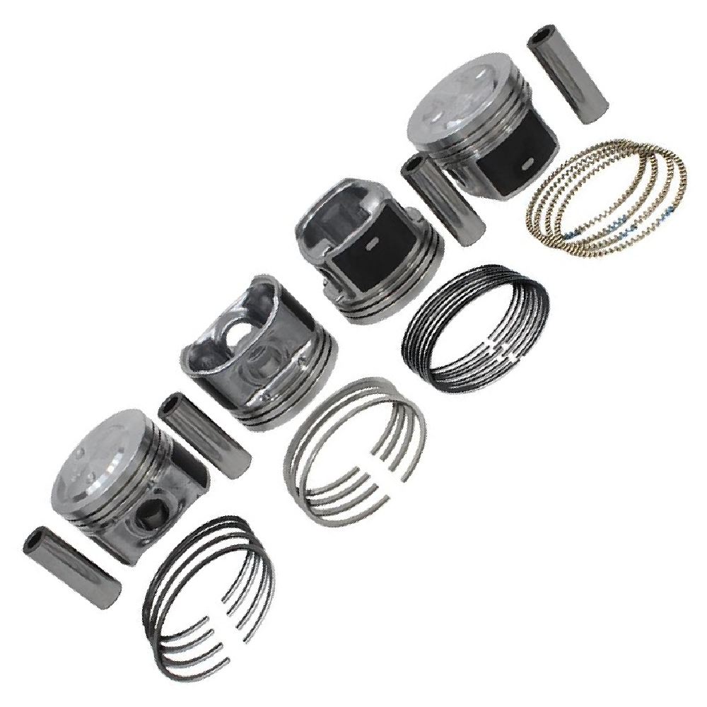 Jogo com 4 Pistões com Anéis 0,50 para Renault CLIO e Kangoo - Mahle Metal Leve - P&A9733 0,50