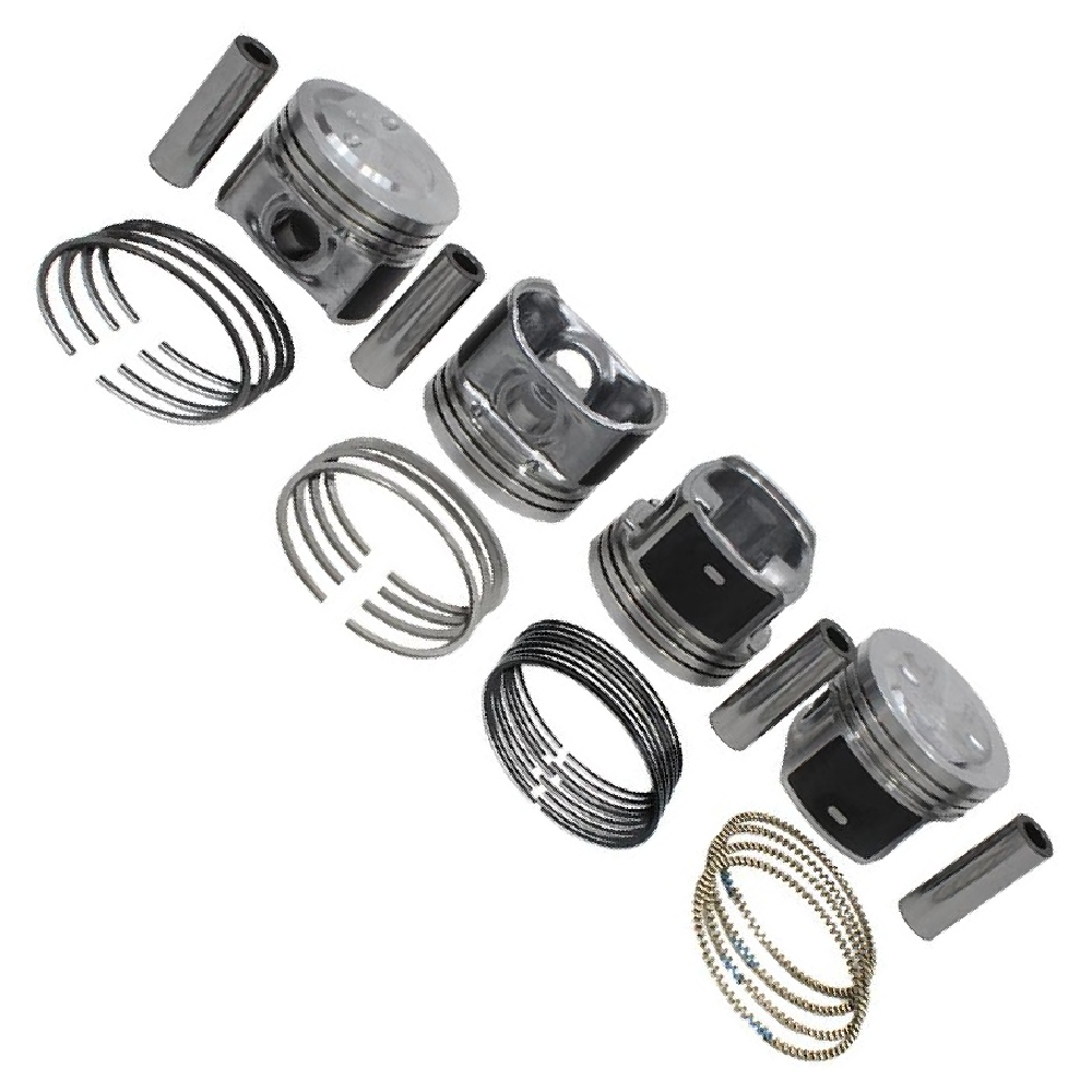 Jogo com 4 Pistões com Anéis 0,50 para Renault CLIO e Kangoo - Mahle Metal Leve - P&A9733 0,50
