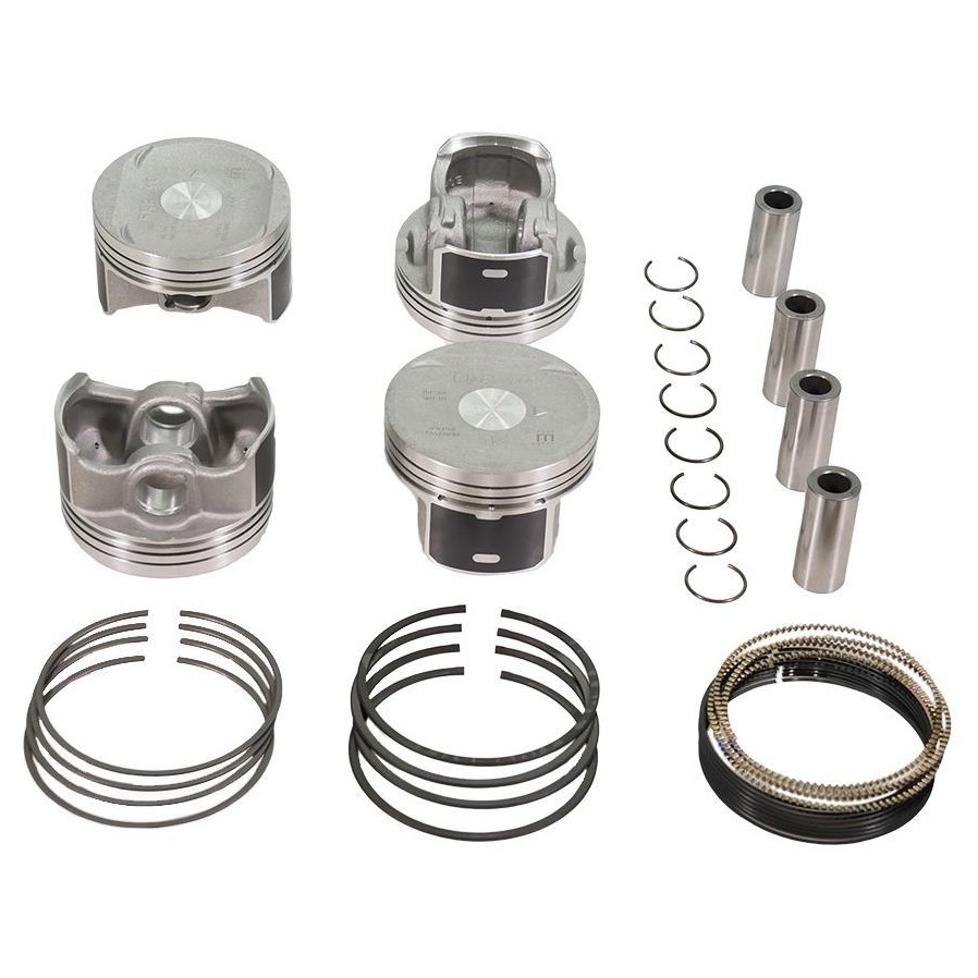 Jogo com 4 Pistões com Anéis 0,50 para Honda CR-V - Mahle Metal Leve - P&A9790 0,50