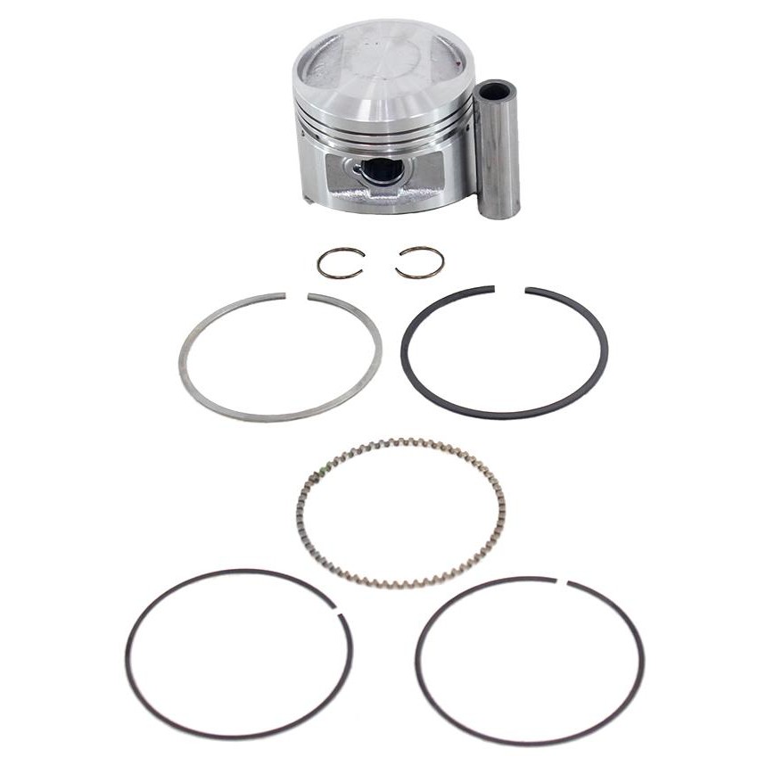 Pistão com Anéis 0,75 para Honda CBX 150 Aero e NX 150 - Mahle Metal Leve - P&A9024 0,75