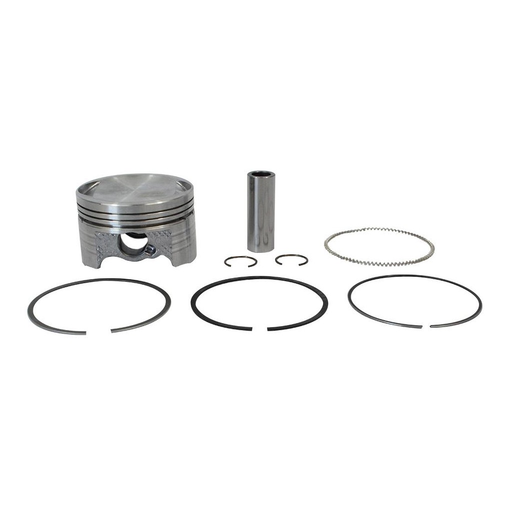 Pistão com Anéis 0,75 para Honda CG 150 e NXR 150 BROS - Mahle Metal Leve - P&A9171 0,75