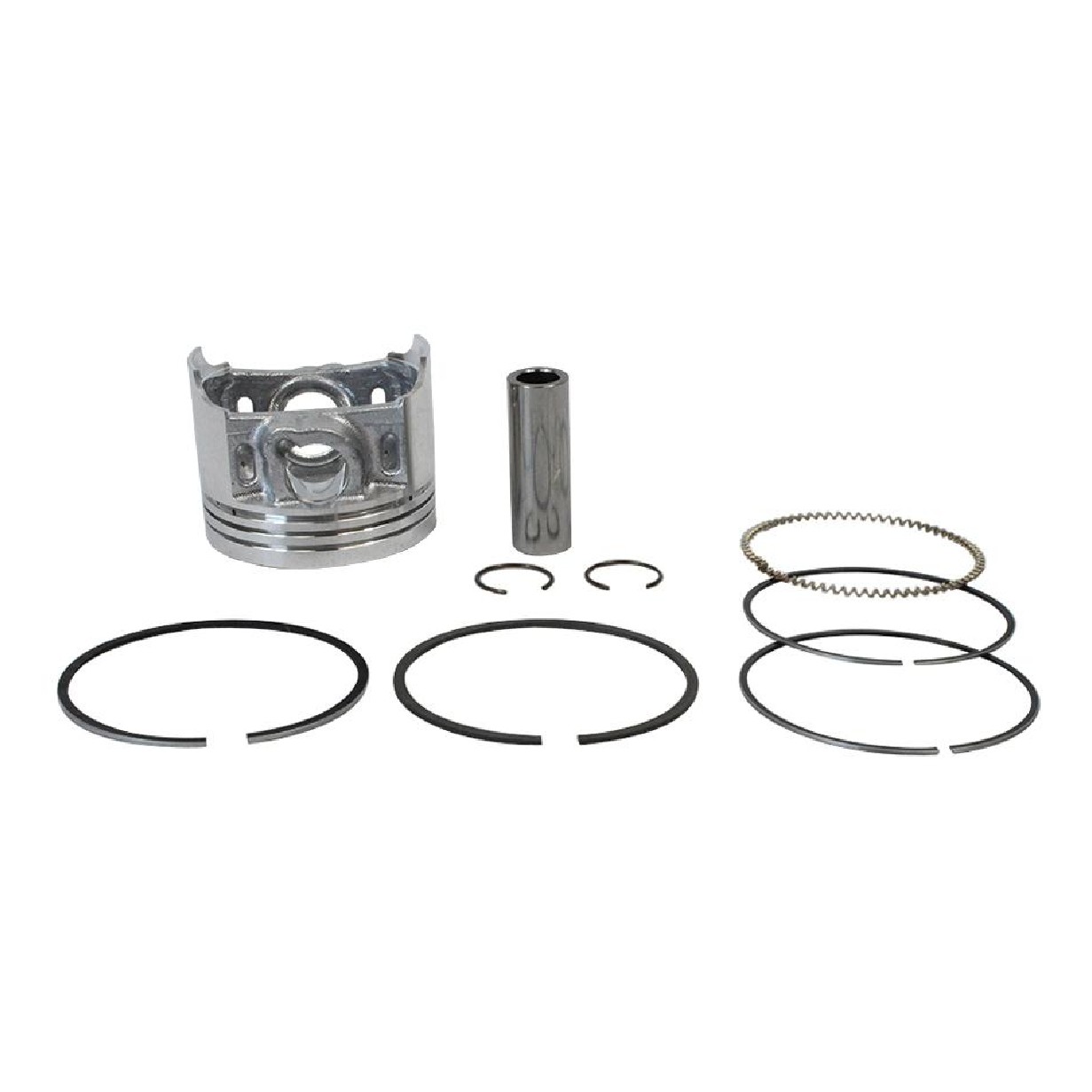Pistão com Anéis 0,75 para Honda Biz 110 e Pop 110 - Mahle Metal Leve - P&A9855 0,75