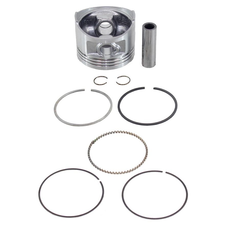 Pistão com Anéis 1,00 para Honda CBX 150 Aero e NX 150 - Mahle Metal Leve - P&A9024 1,00