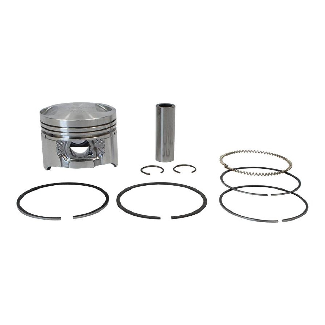Pistão com Anéis 1,00 para Honda CG 125 e XLR 125 - Mahle Metal Leve - P&A9023 1,00