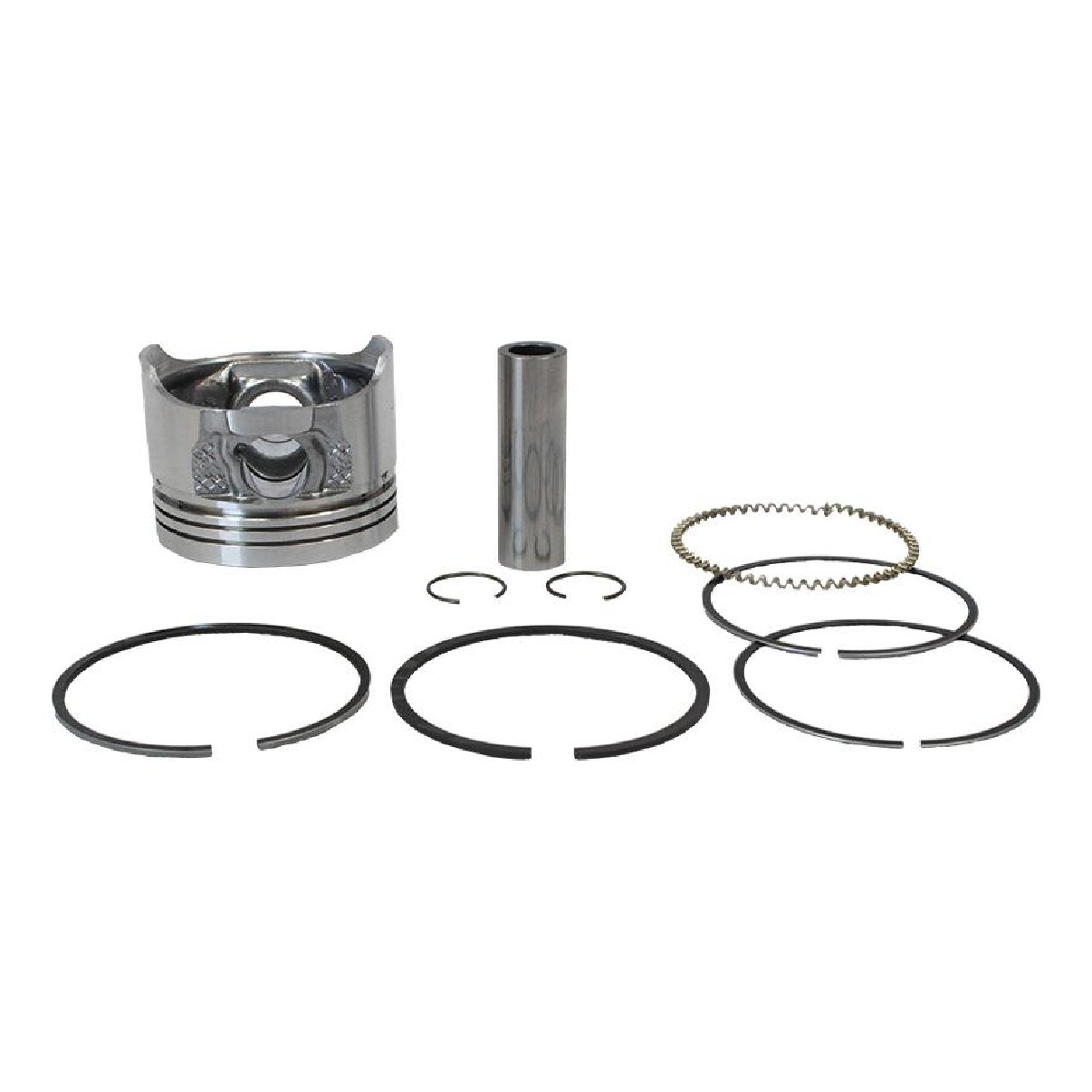 Pistão com Anéis 1,00 para Honda CG 125 e XLR 125 - Mahle Metal Leve - P&A9023 1,00
