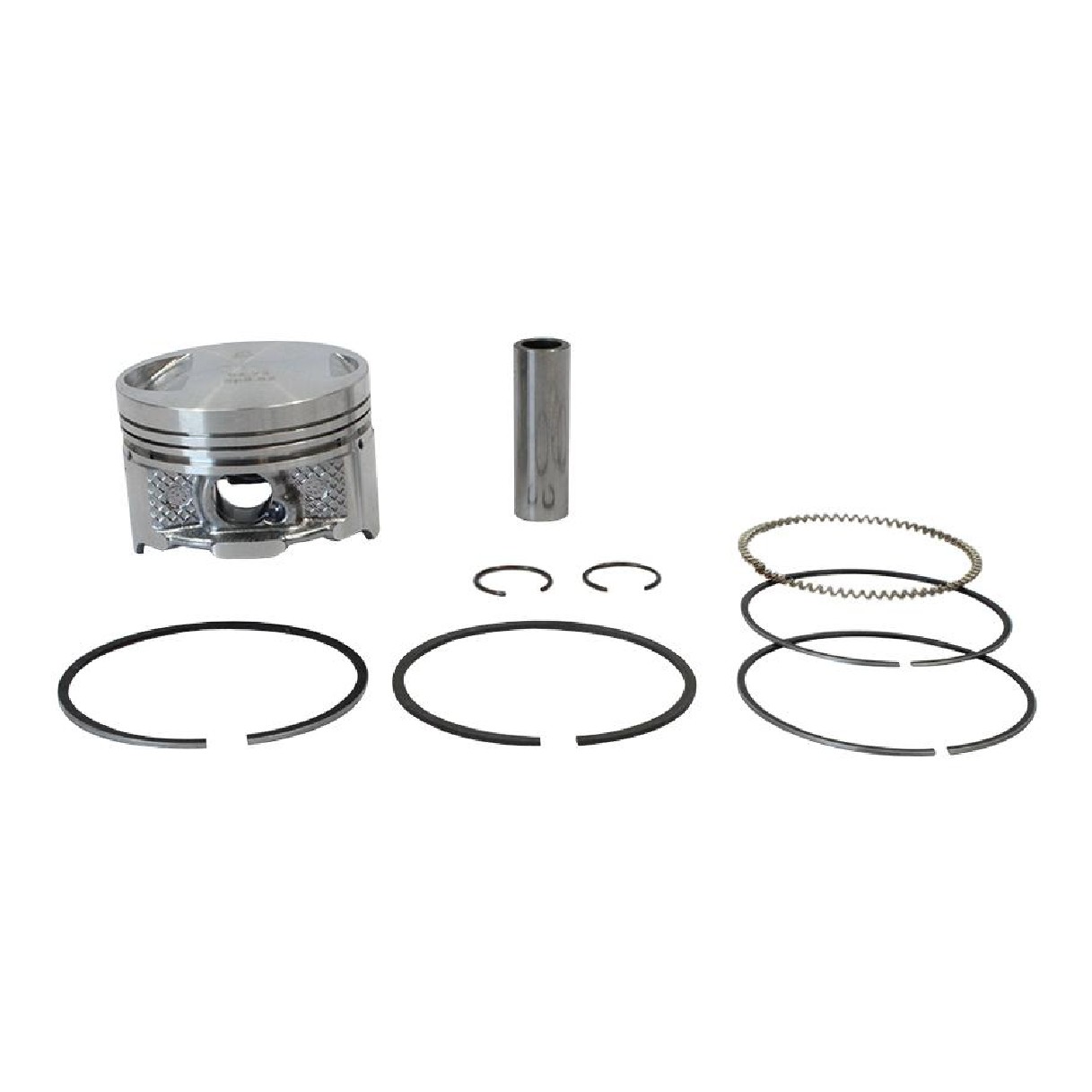 Pistão com Anéis 1,00 para Honda CG 125 e NXR 125 BROS - Mahle Metal Leve - P&A9170 1,00