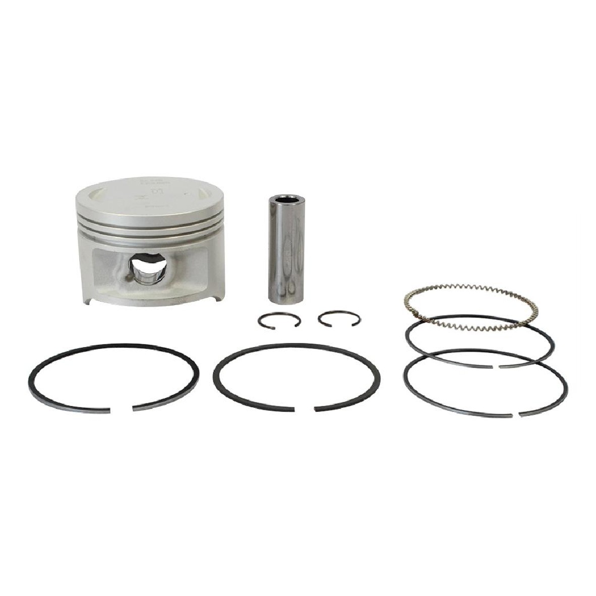 Pistão com Anéis 1,00 para Suzuki Intruder 125 e YES 125 - Mahle Metal Leve - P&A9823 1,00