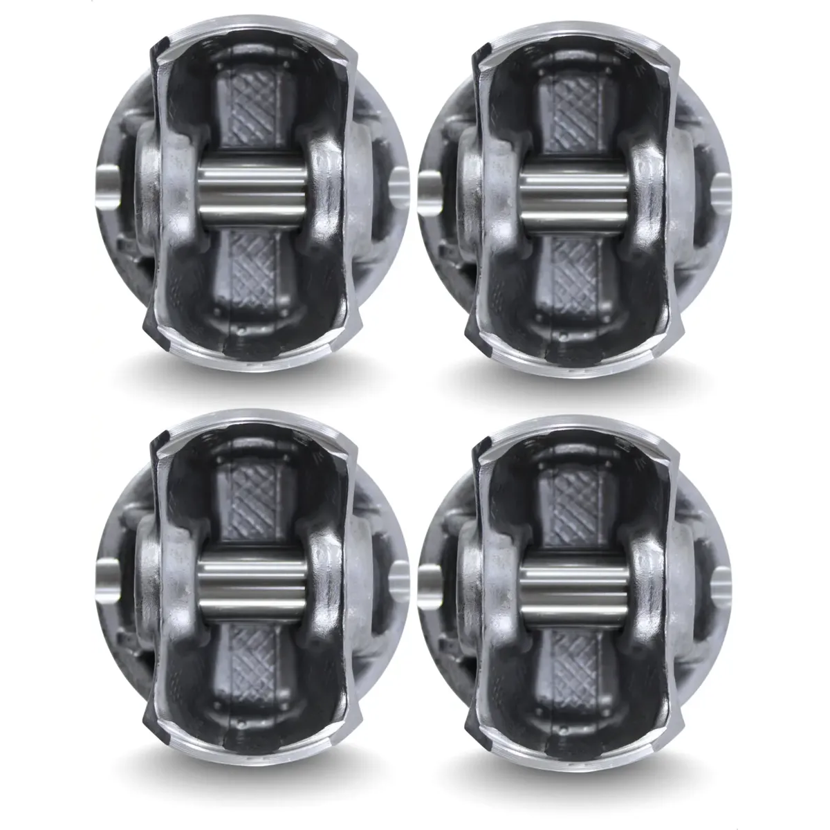 Jogo com 4 Pistões com Anéis SPA 0,40 para Fiat Mobi - Mahle Metal Leve - SP&A9803 0,40 SPA
