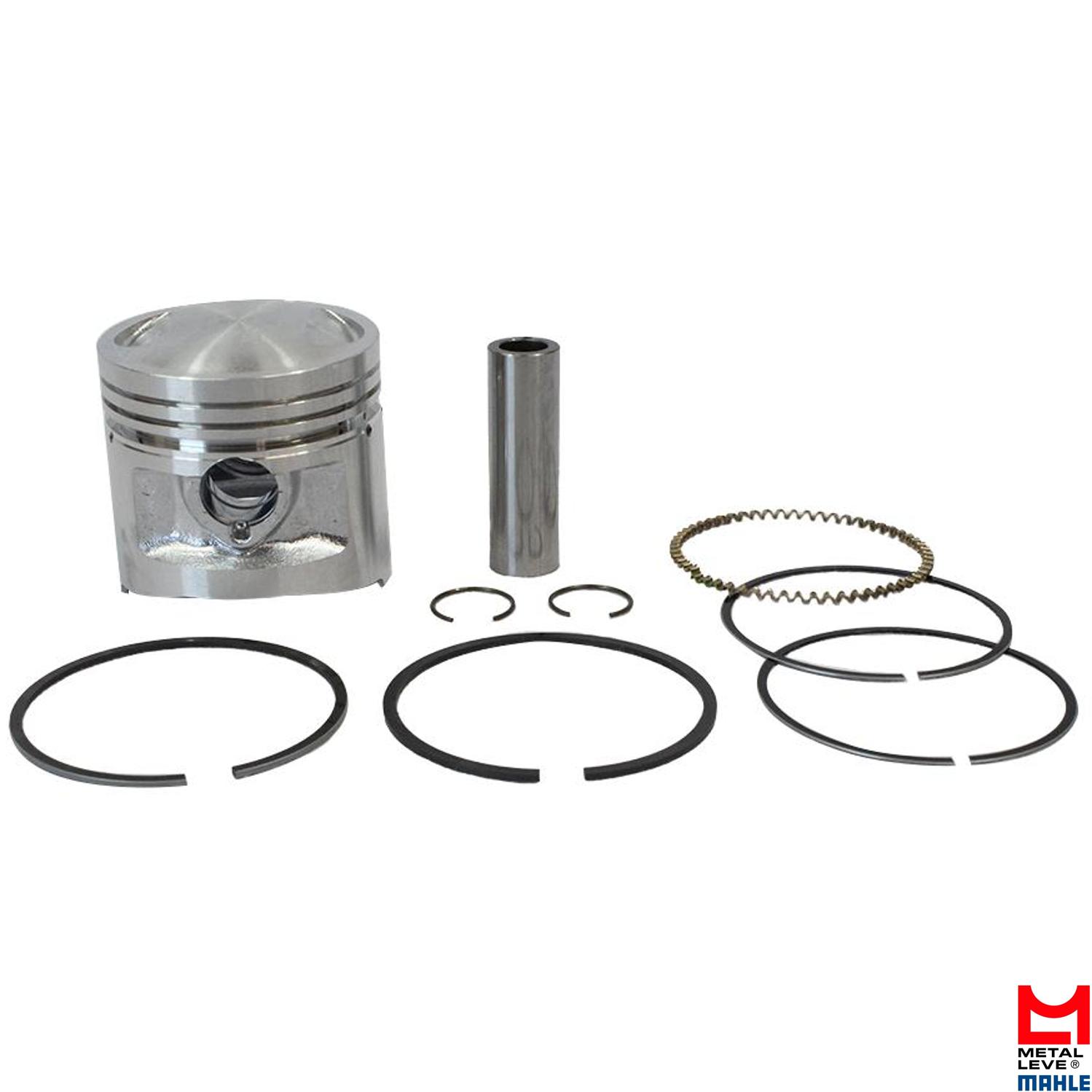 Pistão com Anéis STD para Honda CG 125 - Mahle Metal Leve - P&A1366 STD