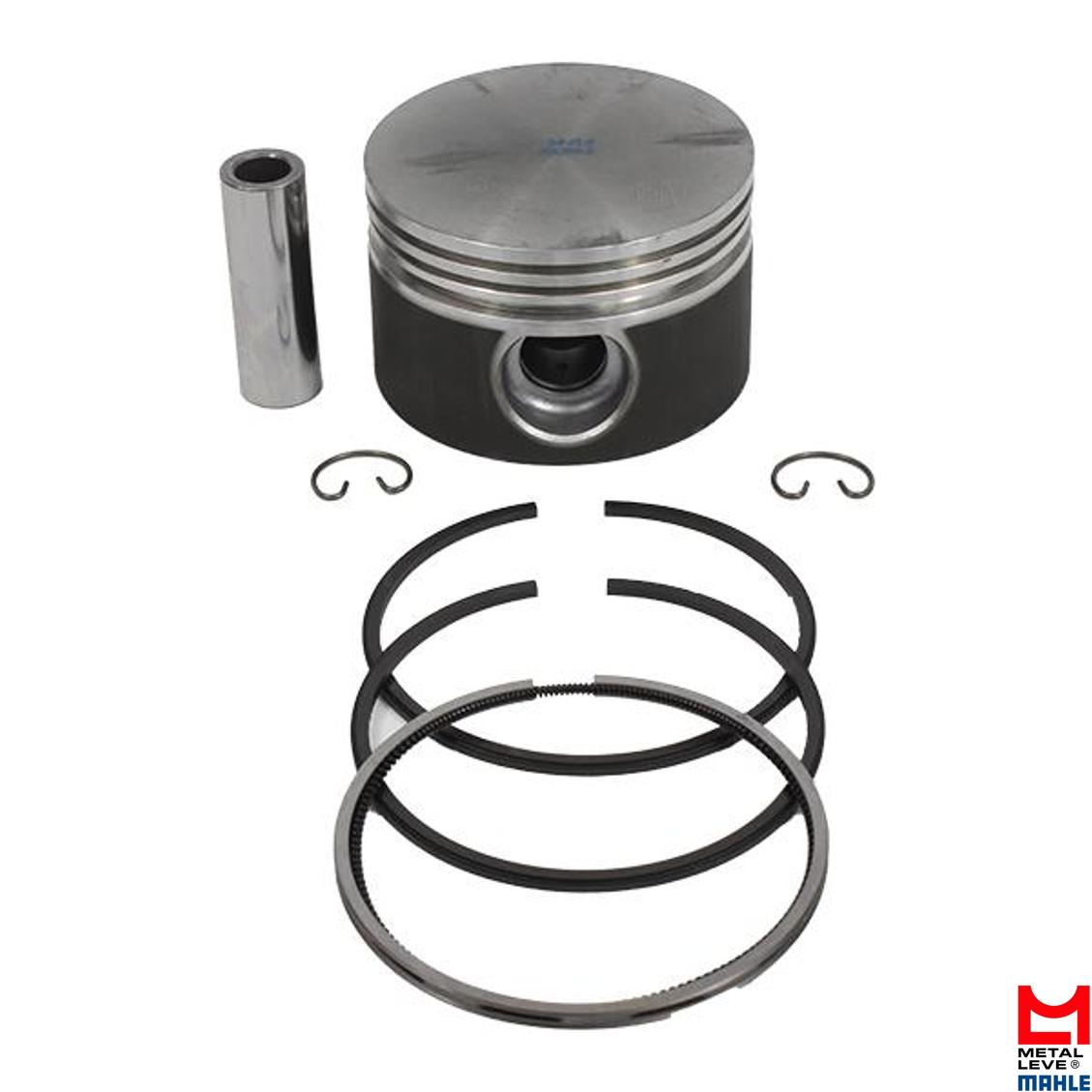 Pistão Com Anéis Std - Mahle Metal Leve - P&A1745 STD
