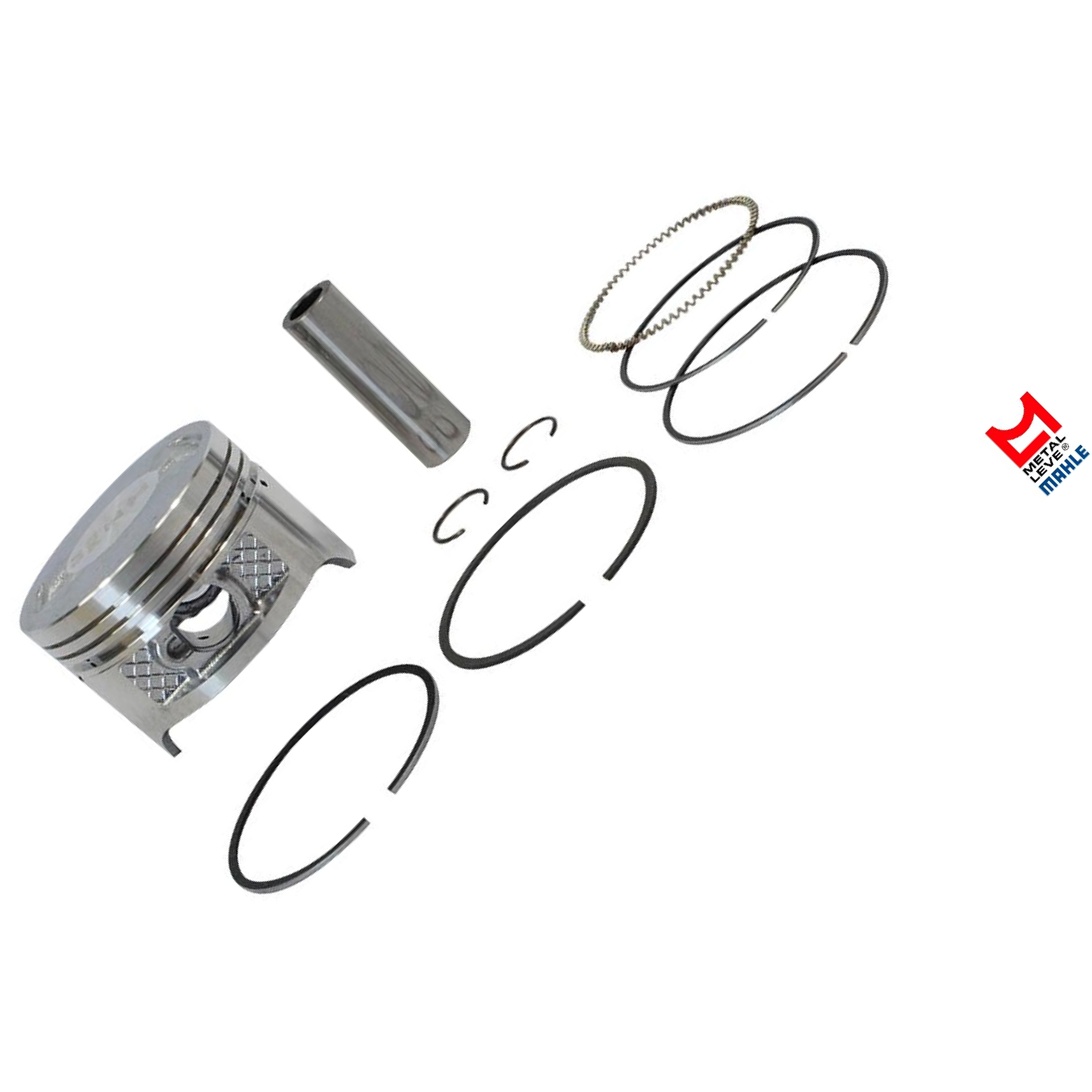 Pistão Com Anéis Std - Mahle Metal Leve - P&A9200 STD