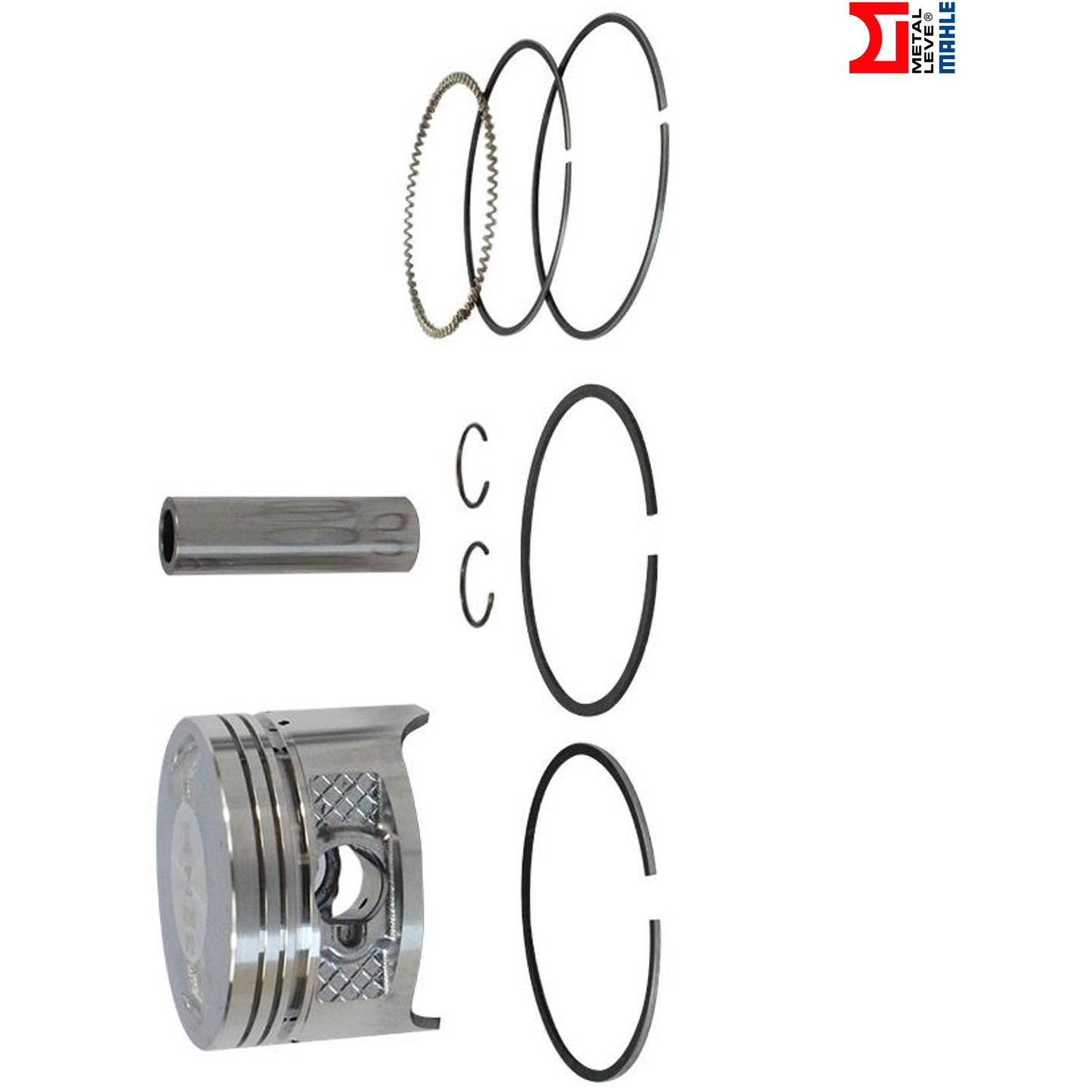 Pistão Com Anéis Std - Mahle Metal Leve - P&A9200 STD