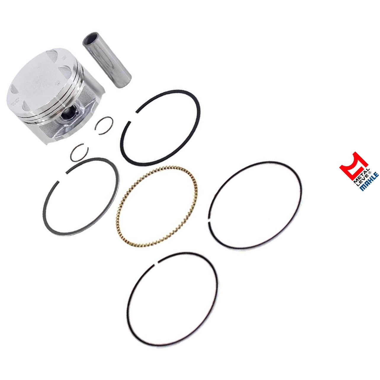 Pistão com Anéis STD para Honda CBX 250 Twister e XR 250 TORNADO - Mahle Metal Leve - P&A9201 STD
