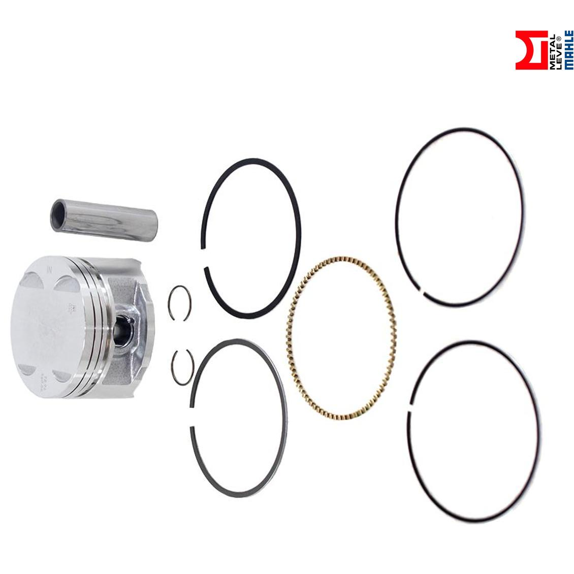 Pistão com Anéis STD para Honda CBX 250 Twister e XR 250 TORNADO - Mahle Metal Leve - P&A9201 STD