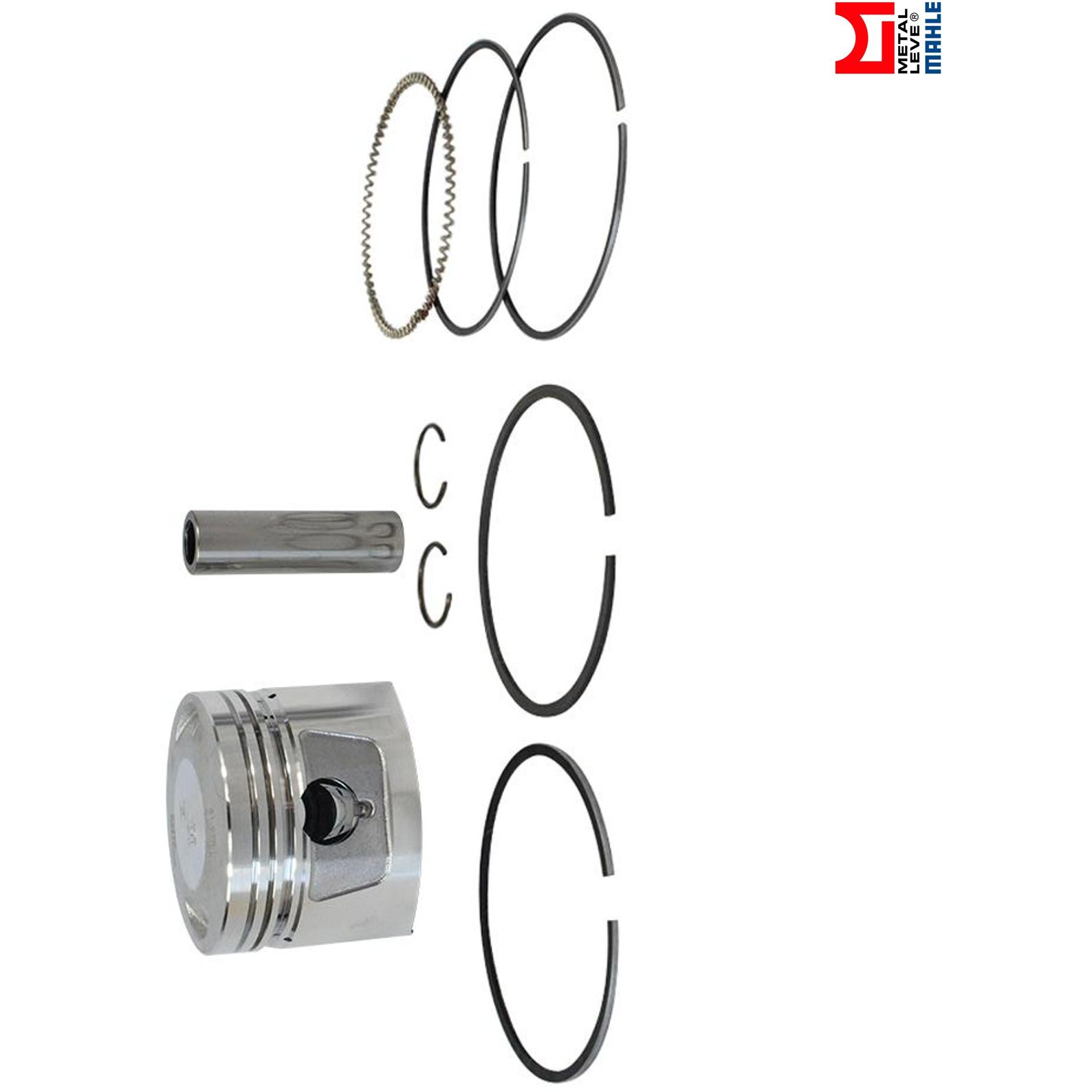 Pistão Com Anéis Std - Mahle Metal Leve - P&A9796 STD
