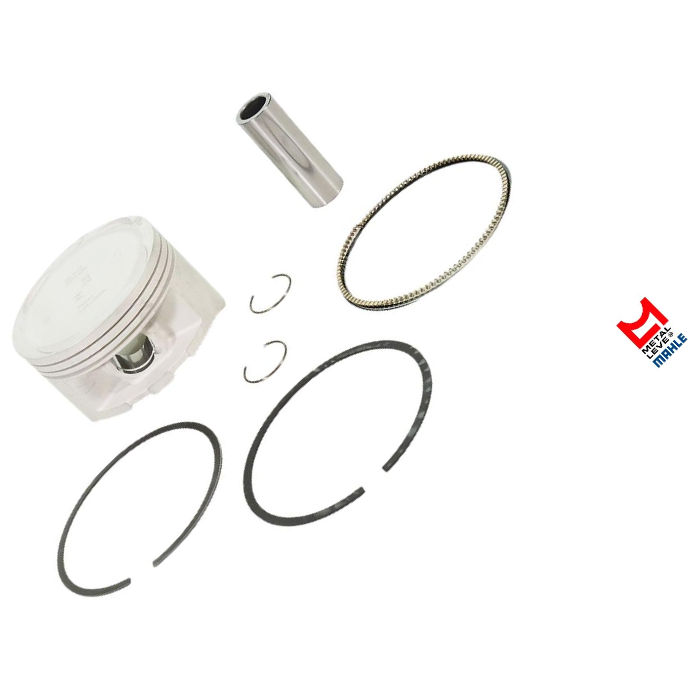 Pistão com Anéis STD para Honda NX 400i FALCON e NX4 FALCON 400 - Mahle Metal Leve - P&A9841 STD