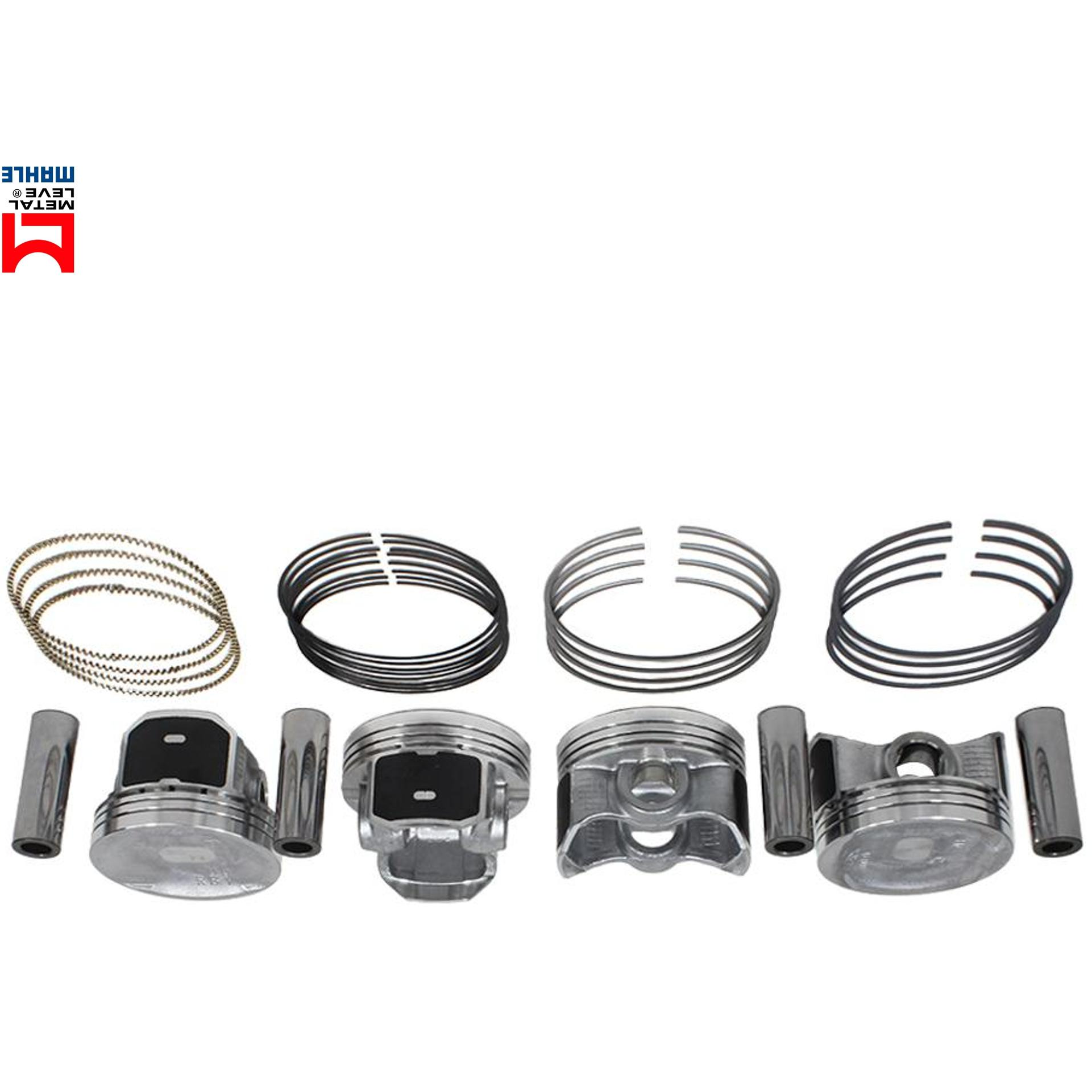 Jogo com 4 Pistões com Anéis STD - Mahle Metal Leve - P&A9685 STD