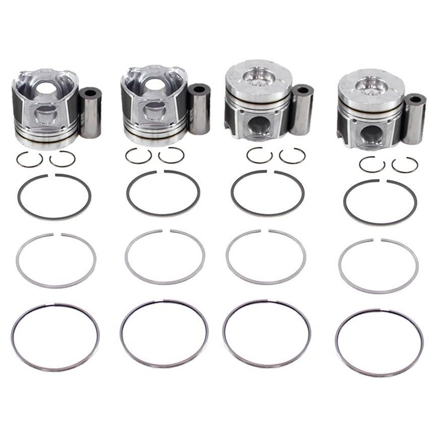 Jogo com 4 Pistões com Anéis STD para Renault Master - Mahle Metal Leve - P&A9812 STD