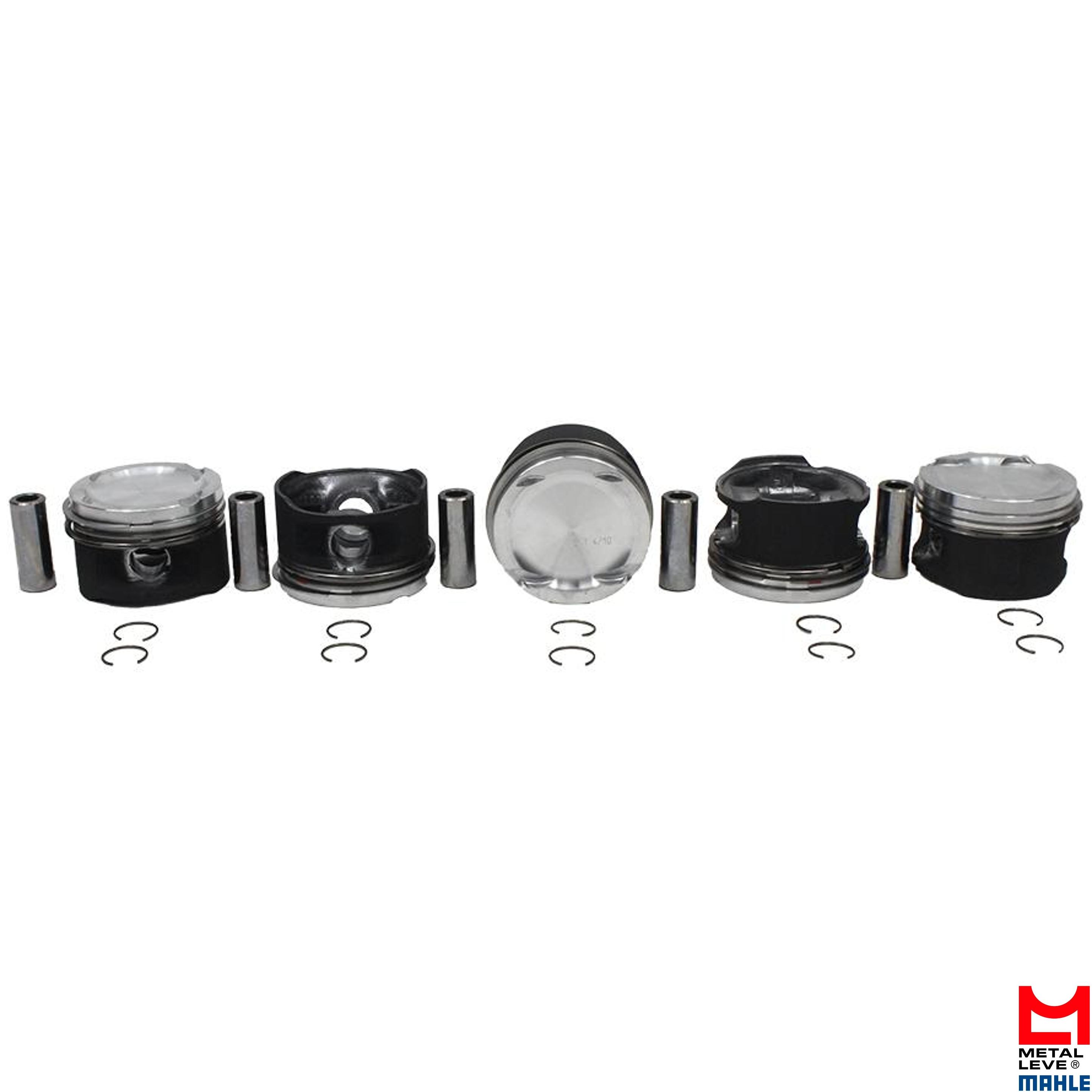 Jogo com 5 Pistões com Anéis STD - Mahle Metal Leve - P&A9213 STD