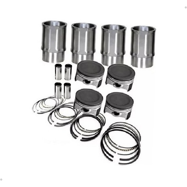 4 Super Kit Para Motor Std - Mahle Metal Leve - SUK1632 STD