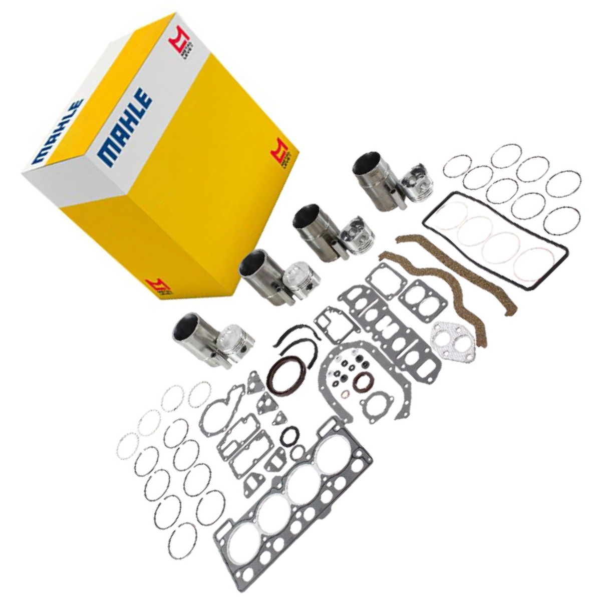 4 Super Kit Para Motor Std - Mahle Metal Leve - SUK1632 STD