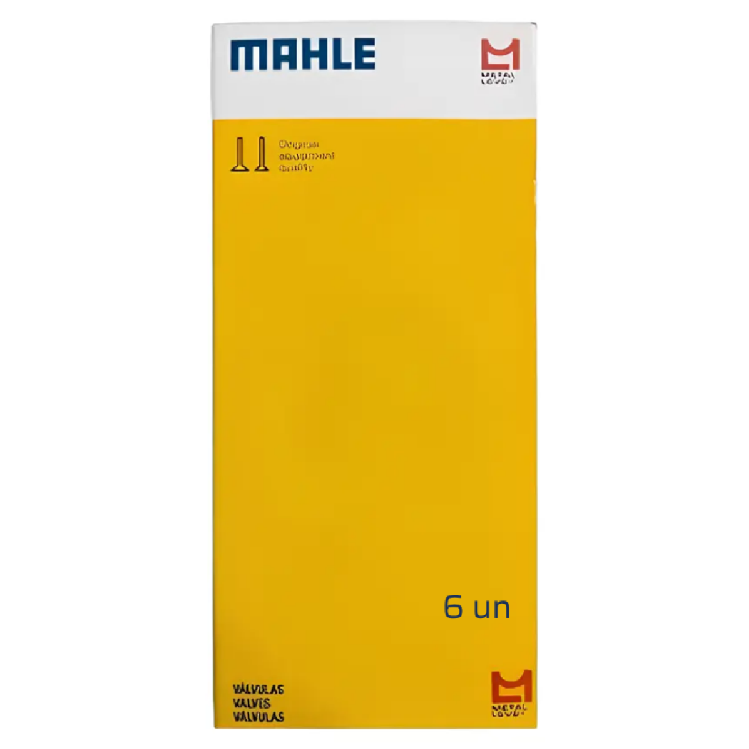 Kit 6 Válvula de Admissão - Mahle Metal Leve - VA0480056 STD