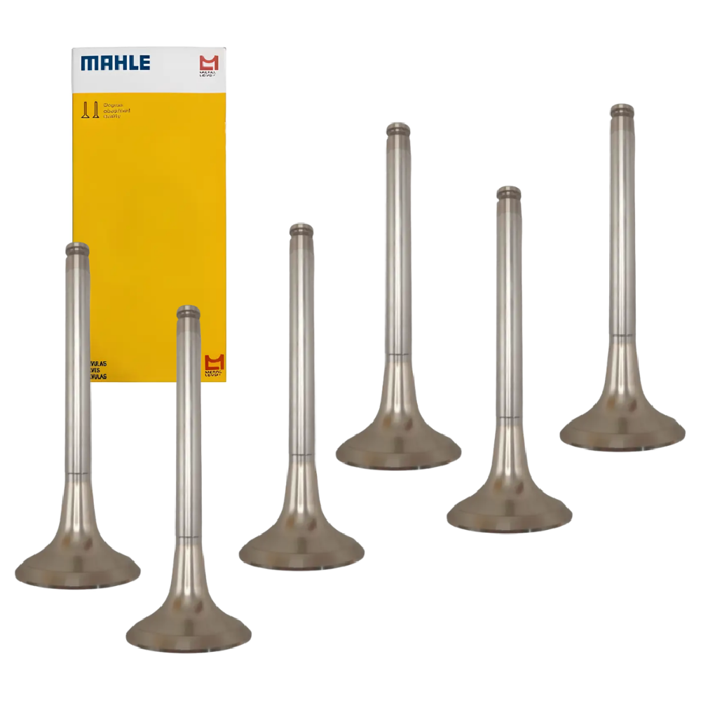Kit 6 Válvula de Escape - Mahle Metal Leve - VE0480055 STD
