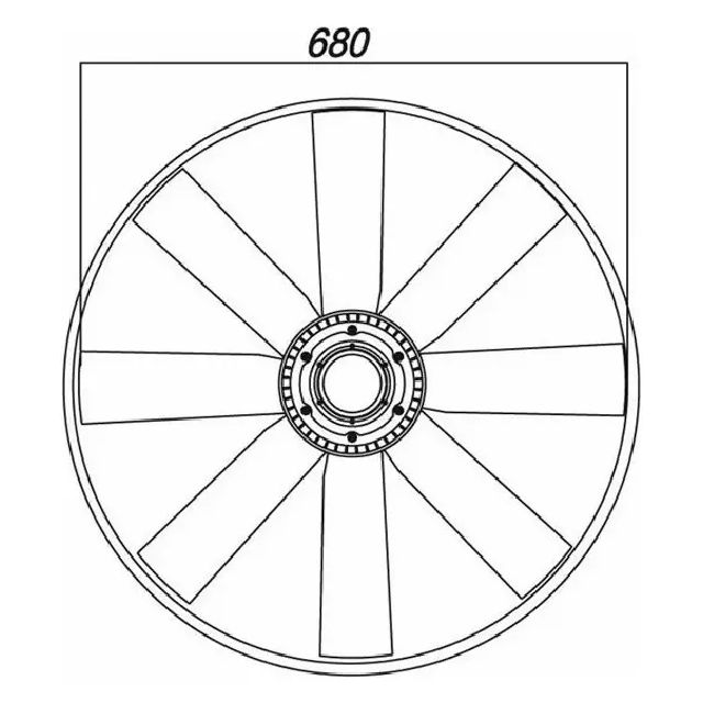 Visco Fan - Mahle Behr - CFF 444 000P