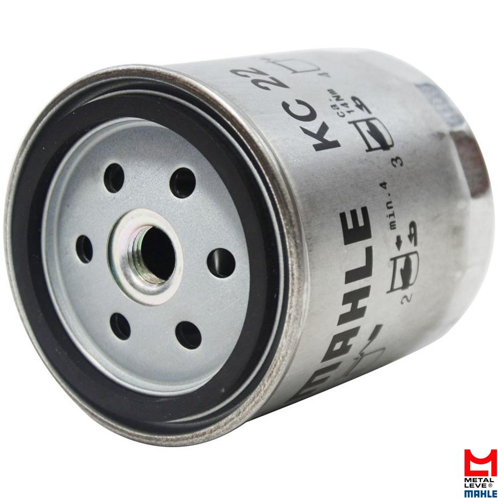Filtro Blindado de Combustível para Mercedes-Benz Mb 180 - Mahle Metal Leve - KC22
