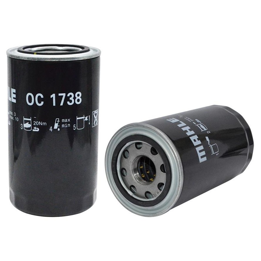 Filtro Blindado de Óleo Lubrificante para Ford F-750 - Mahle Metal Leve - OC1738
