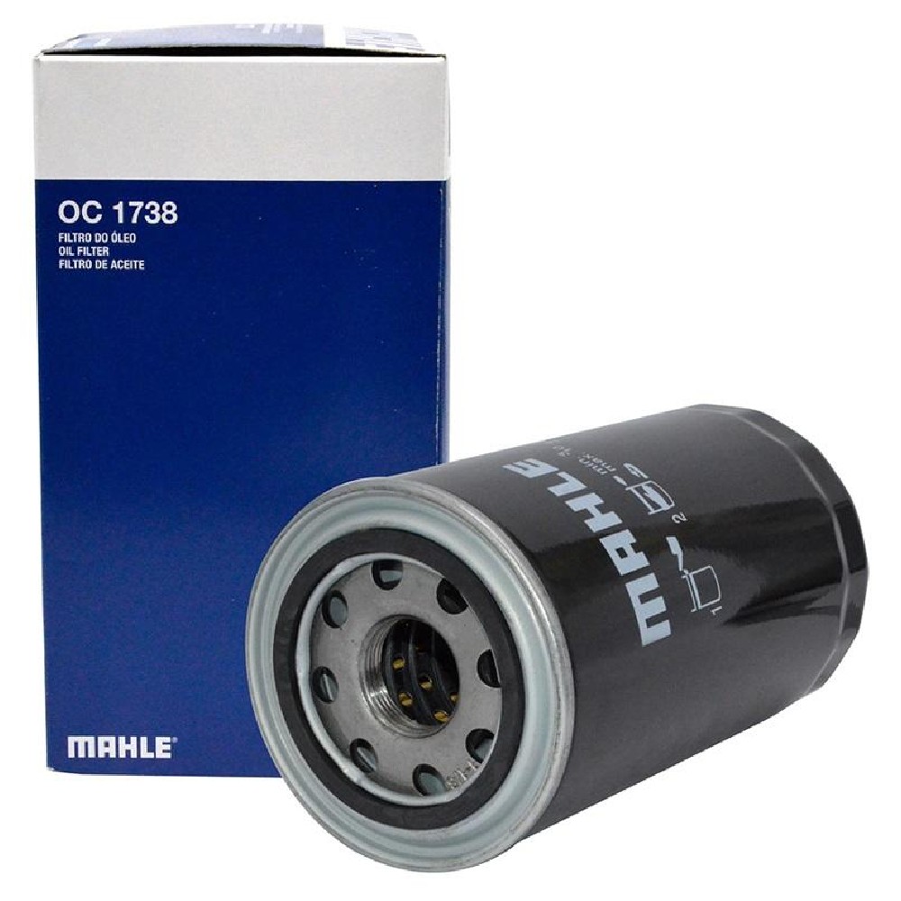 Filtro Blindado de Óleo Lubrificante para Ford F-750 - Mahle Metal Leve - OC1738