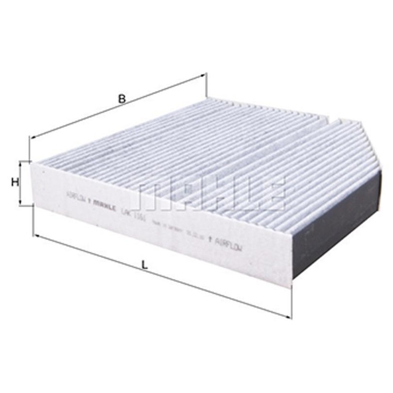 FIltro de Ar Condicionado Cabine - Mahle Metal Leve - LAK1161