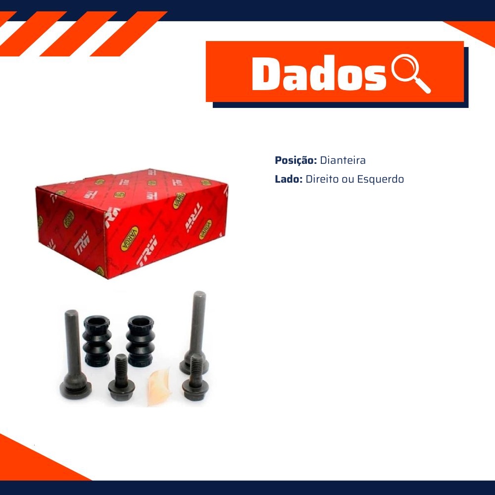 Reparo Pinça de Freio Dianteira para Volkswagen Gol e Parati - TRW - RRFD01240