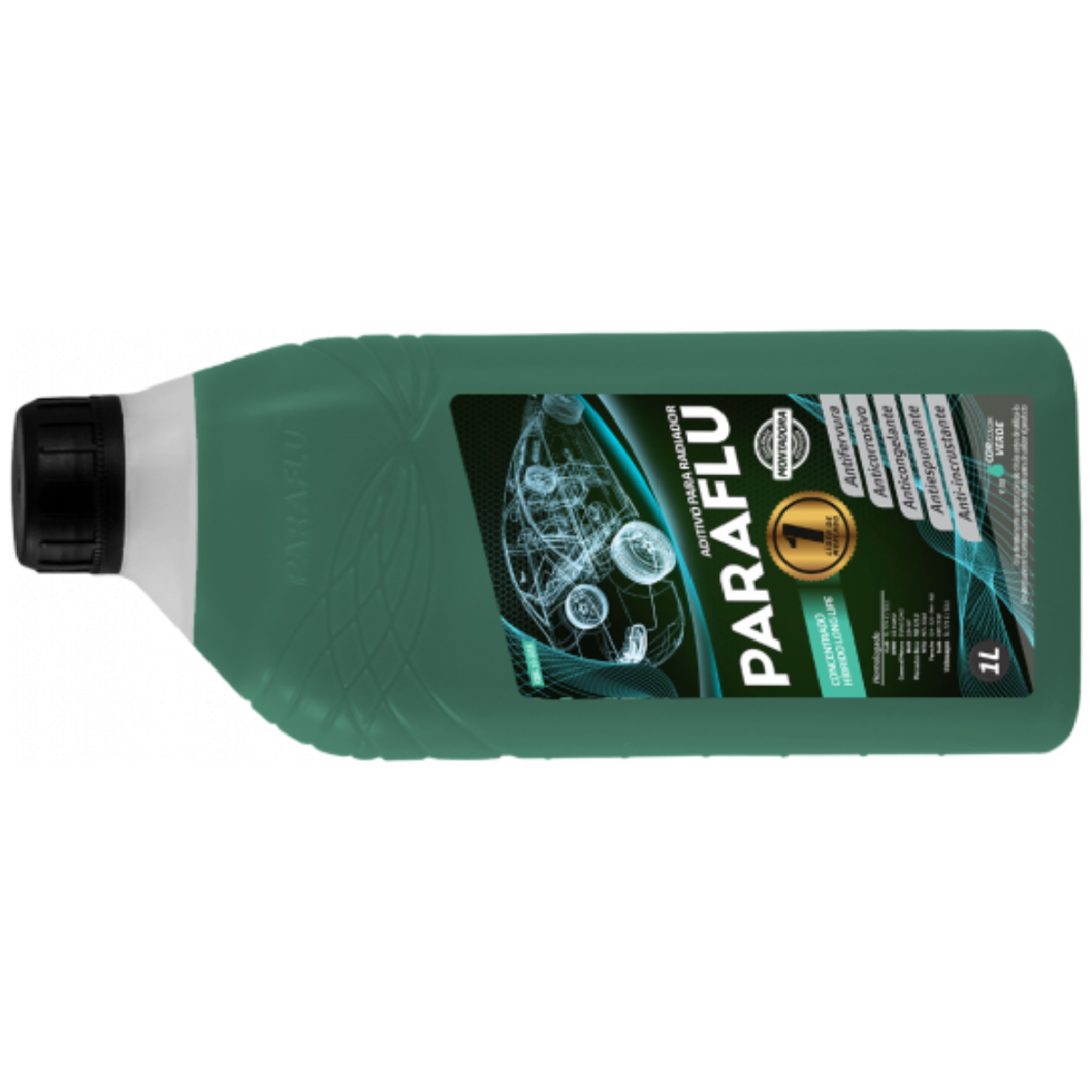 Aditivo para Radiador Verde Escuro Paraflu Montadora Híbrido Concentrado 1 Litro - Paraflu - 10-3055