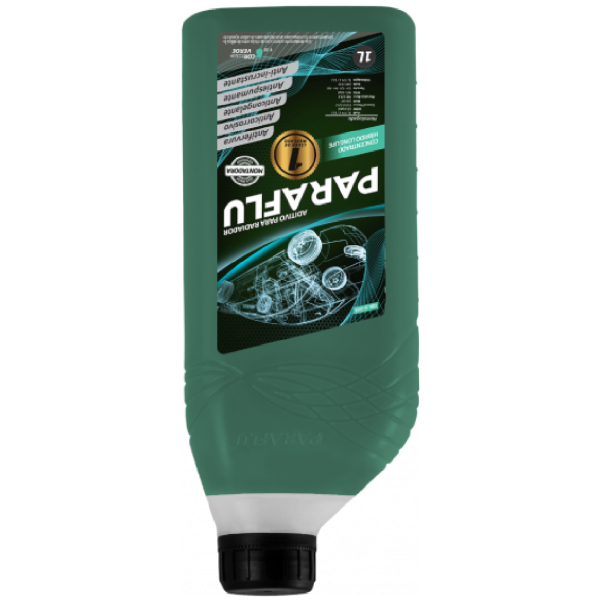 Aditivo para Radiador Verde Escuro Paraflu Montadora Híbrido Concentrado 1 Litro - Paraflu - 10-3055